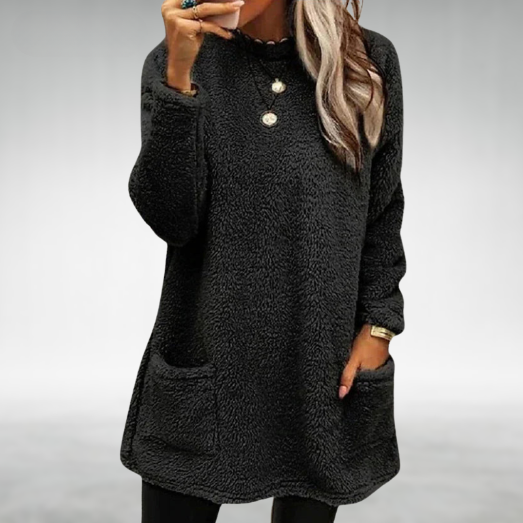 Christel | Fleece sweater with pockets