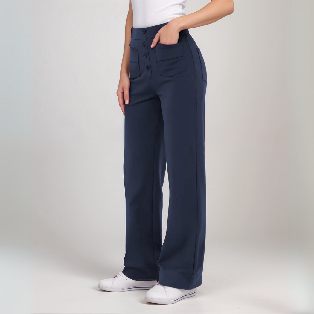 Elsa | High-waisted elastic pants | Buy one, get one free