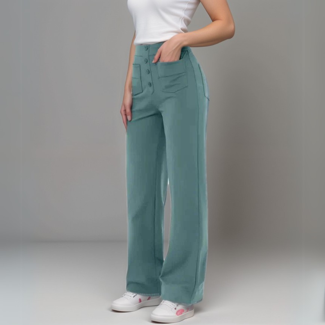 Elsa | High-waisted elastic pants | Buy one, get one free