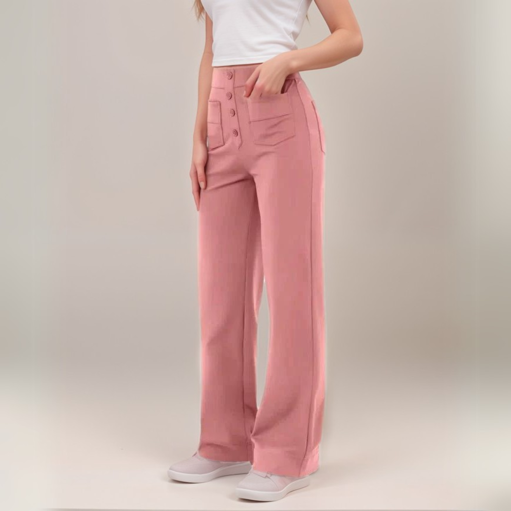 Elsa | High-waisted elastic pants | Buy one, get one free