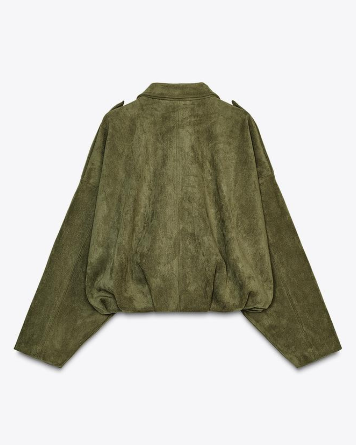 Quintine - Suede Bomber Jacket