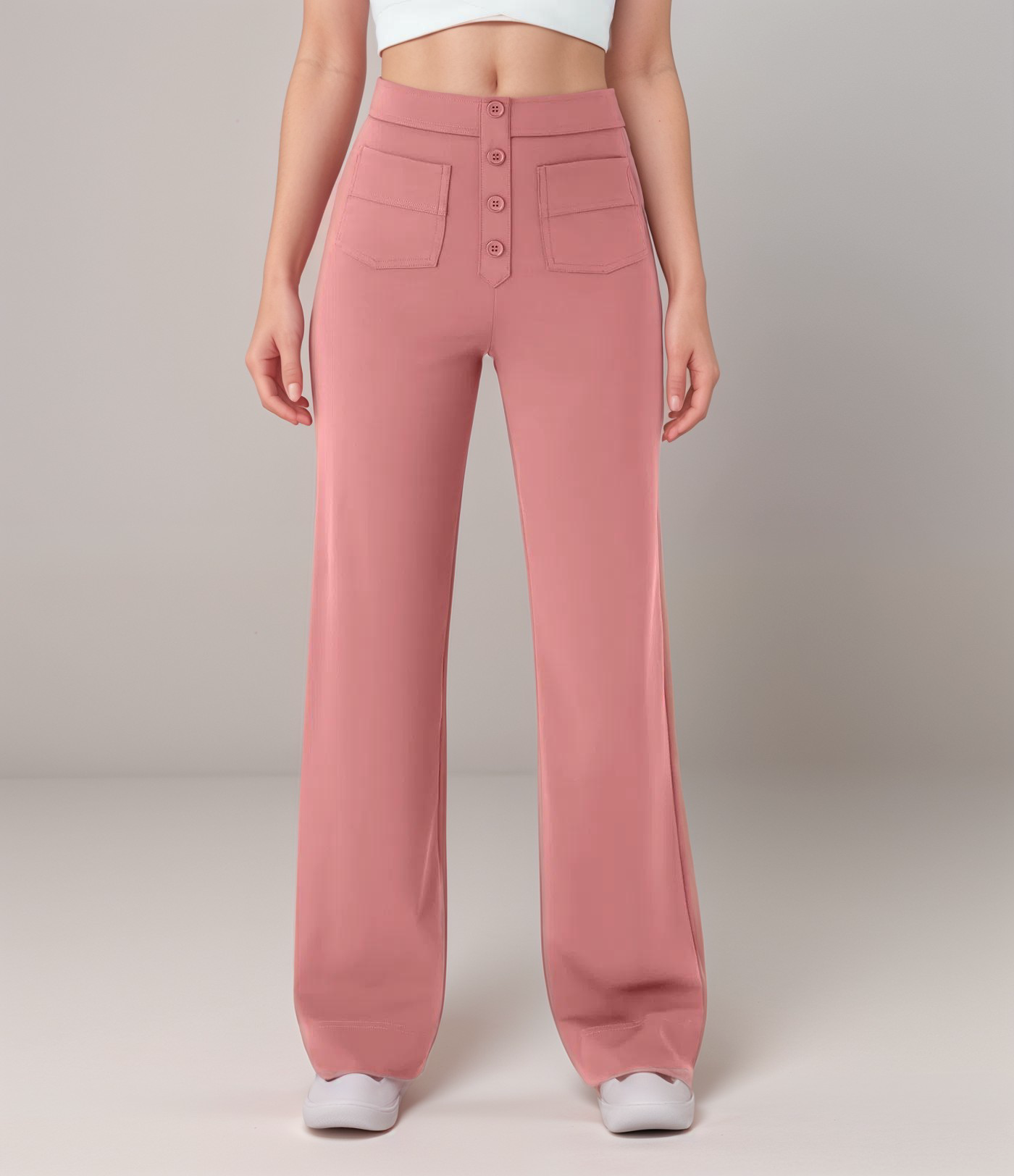 Elsa | High-waisted elastic pants | Buy one, get one free