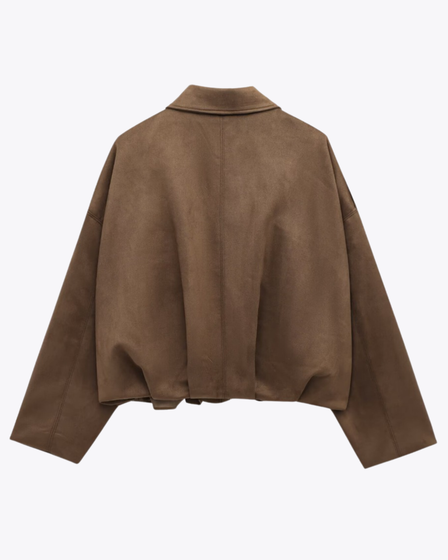 Quintine - Suede Bomber Jacket