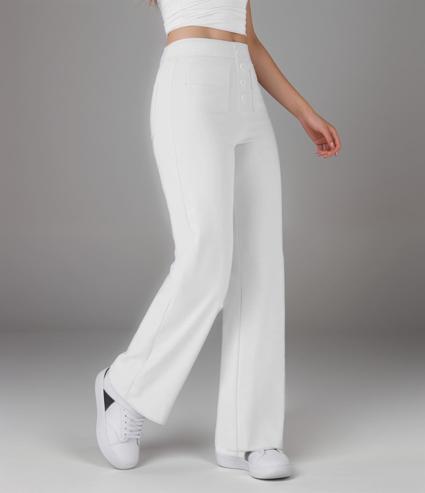 Elsa | High-waisted elastic pants | Buy one, get one free