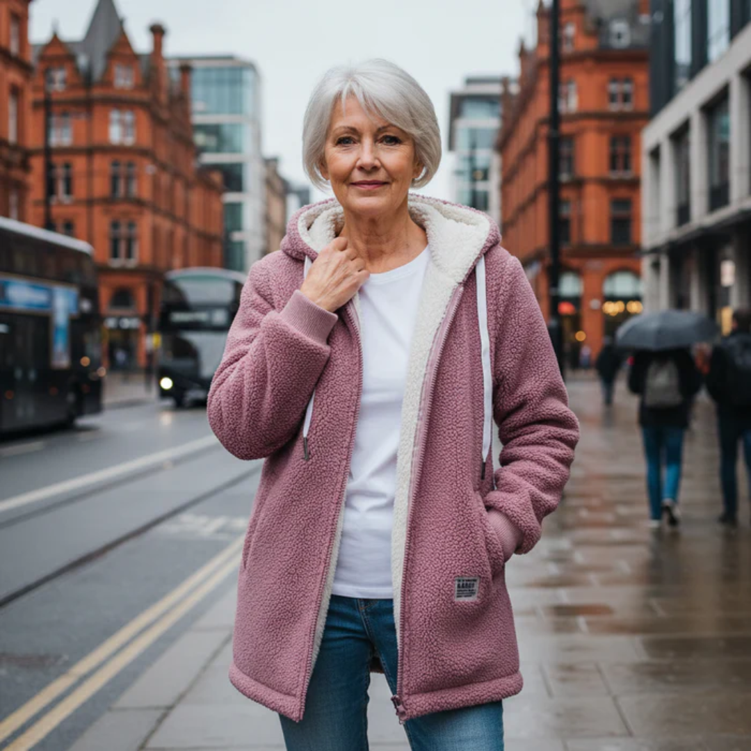 Pien | Fleece jacket with soft warmth and elegant look