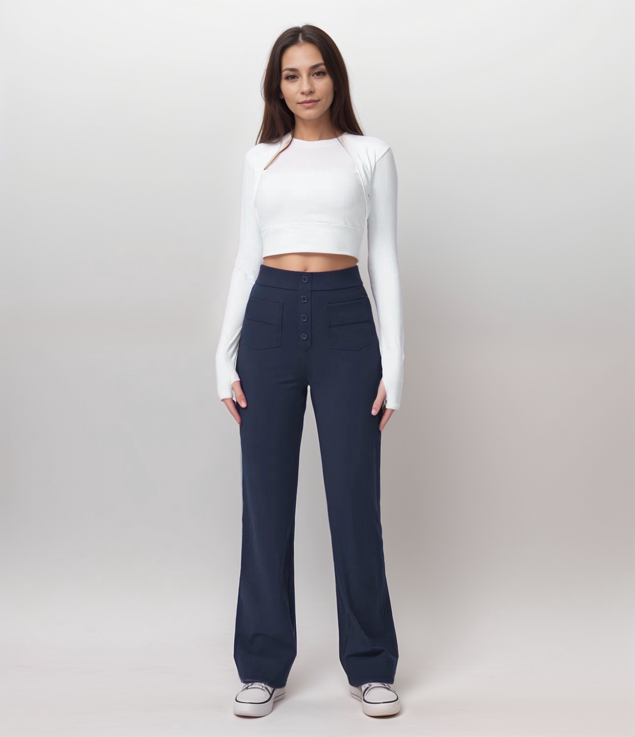 Elsa | High-waisted elastic pants | Buy one, get one free