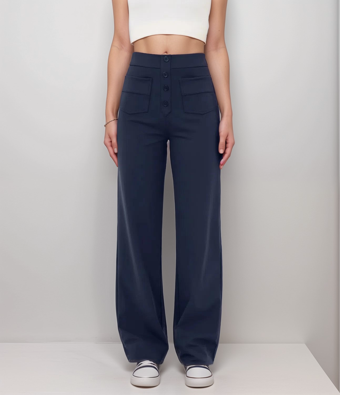 Elsa | High-waisted elastic pants | Buy one, get one free