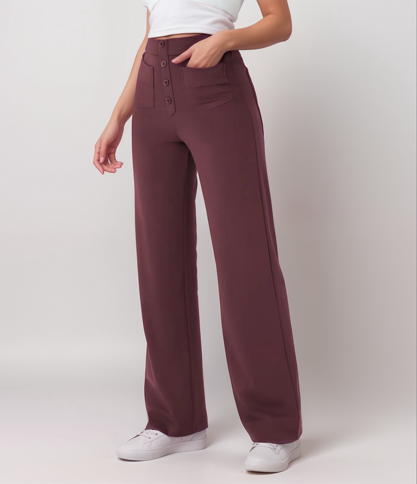 Elsa | High-waisted elastic pants | Buy one, get one free