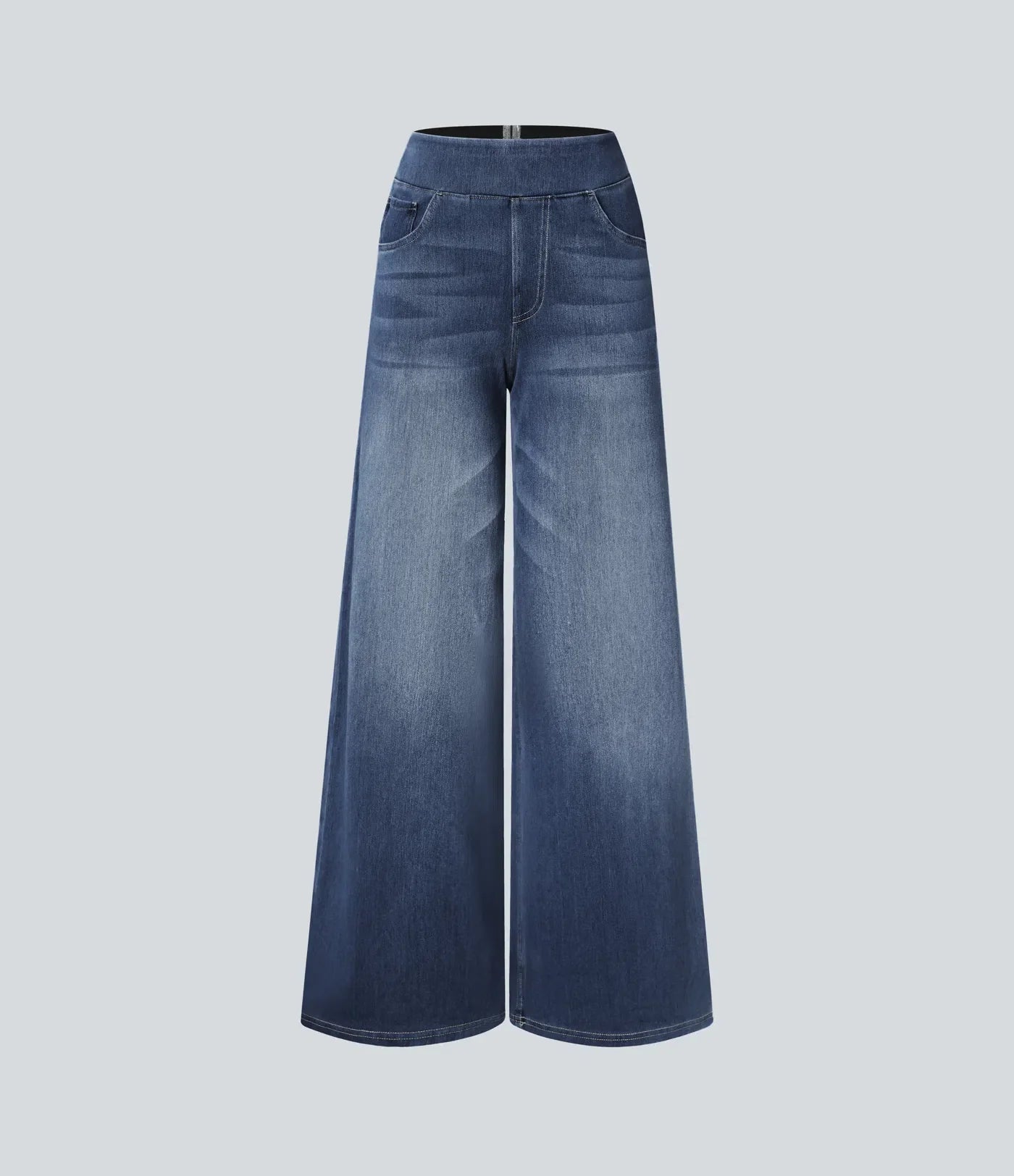 Eva | High-waisted elastic pants