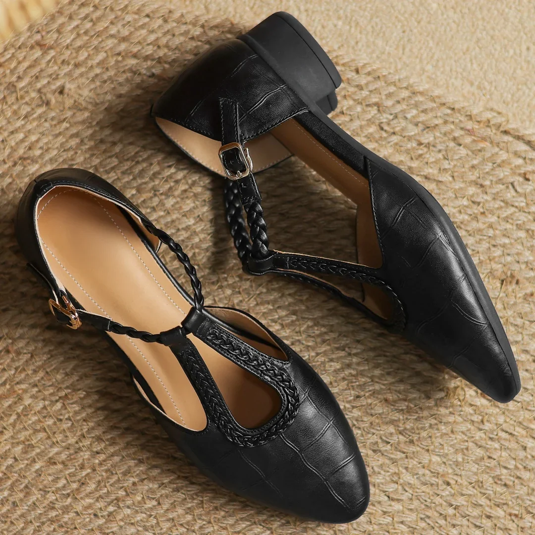 Elena™ | Orthopedic Leather Shoes — By Mezory-London