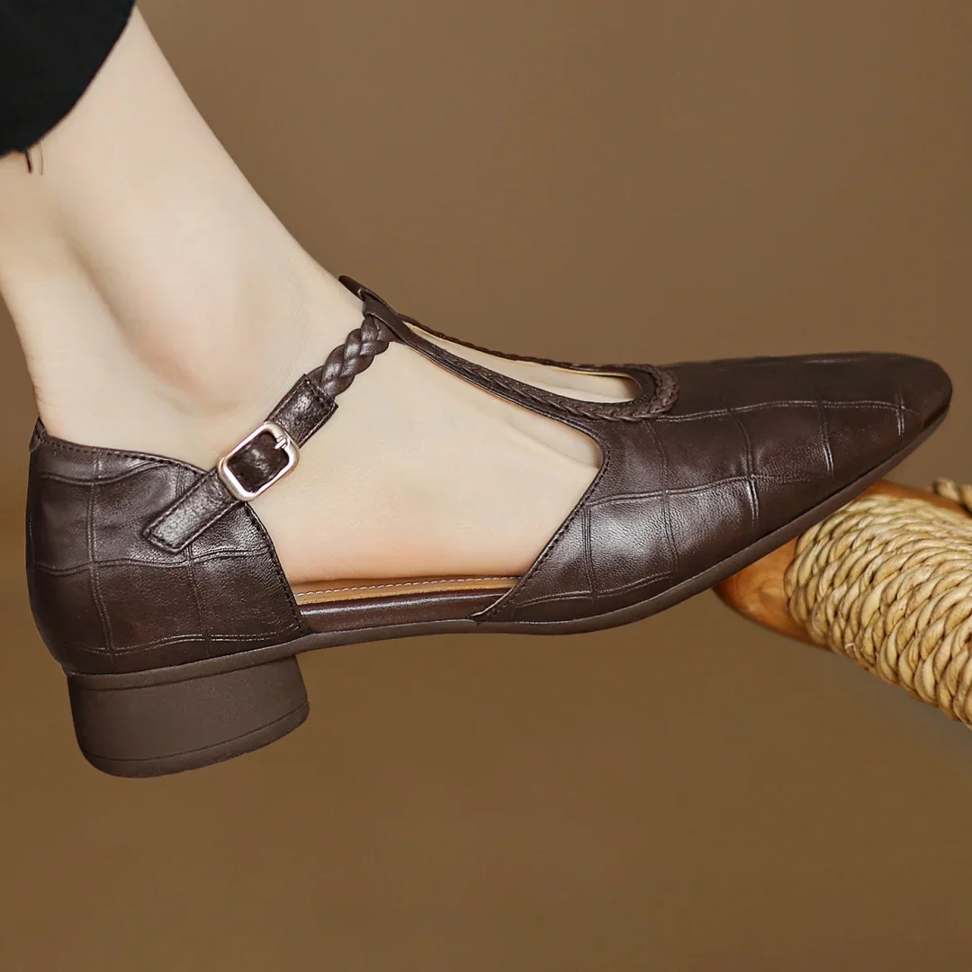 Elena™ | Orthopedic Leather Shoes — By Mezory-London