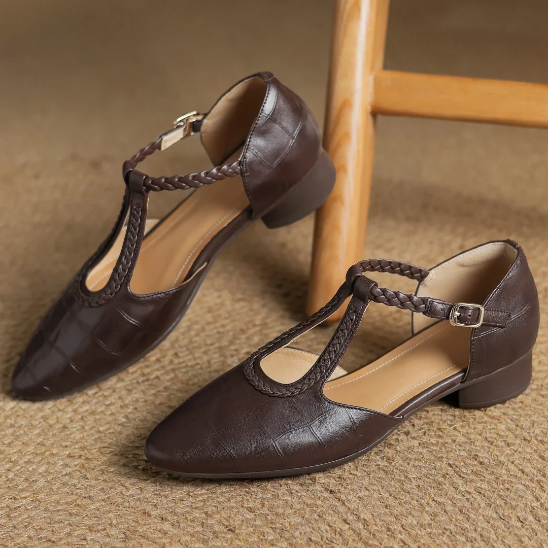 Elena™ | Orthopedic Leather Shoes — By Mezory-London