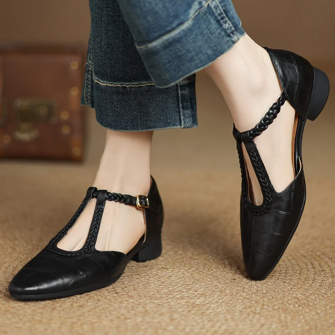 Elena™ | Orthopedic Leather Shoes — By Mezory-London