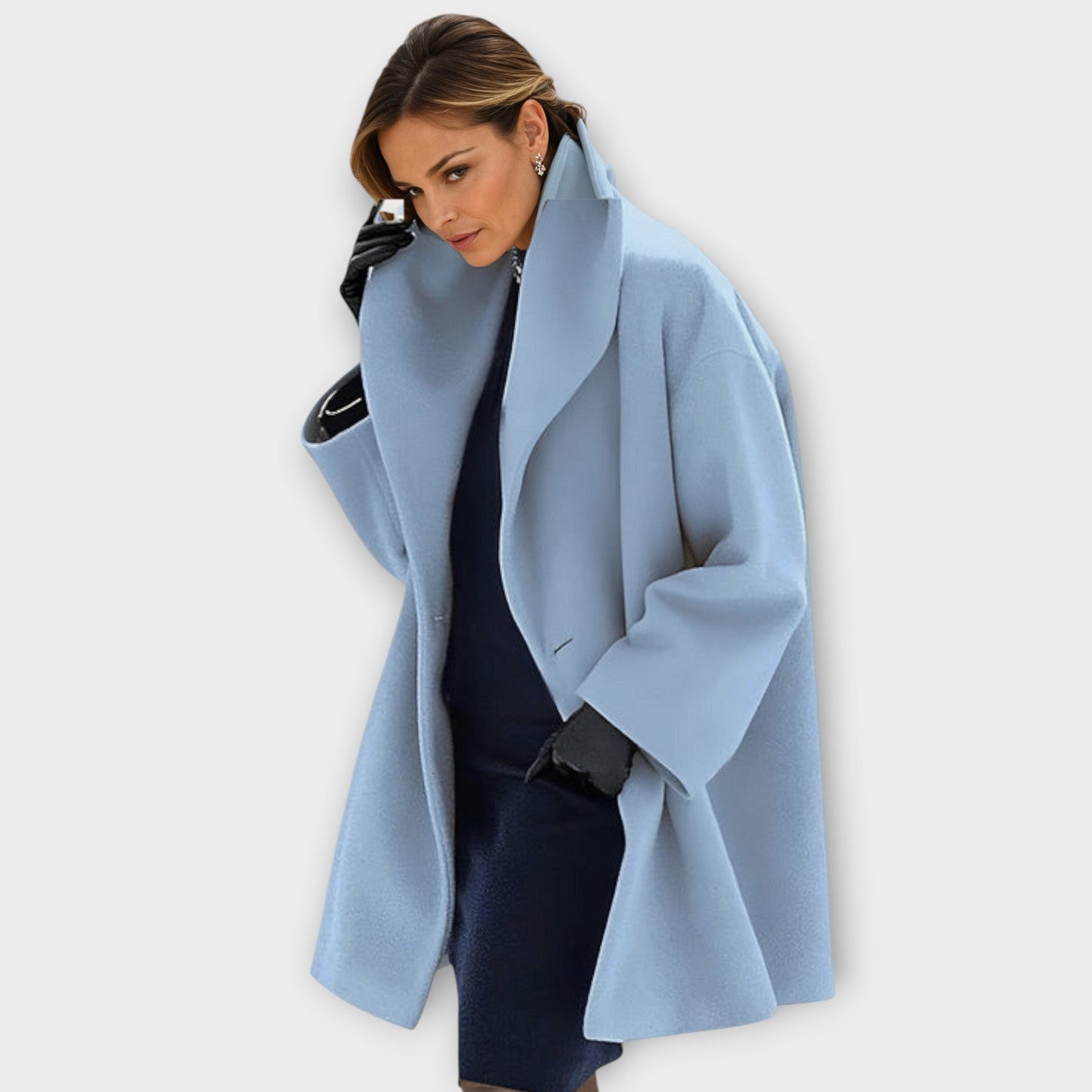 Machteld | Premium Windproof Wool Coat
