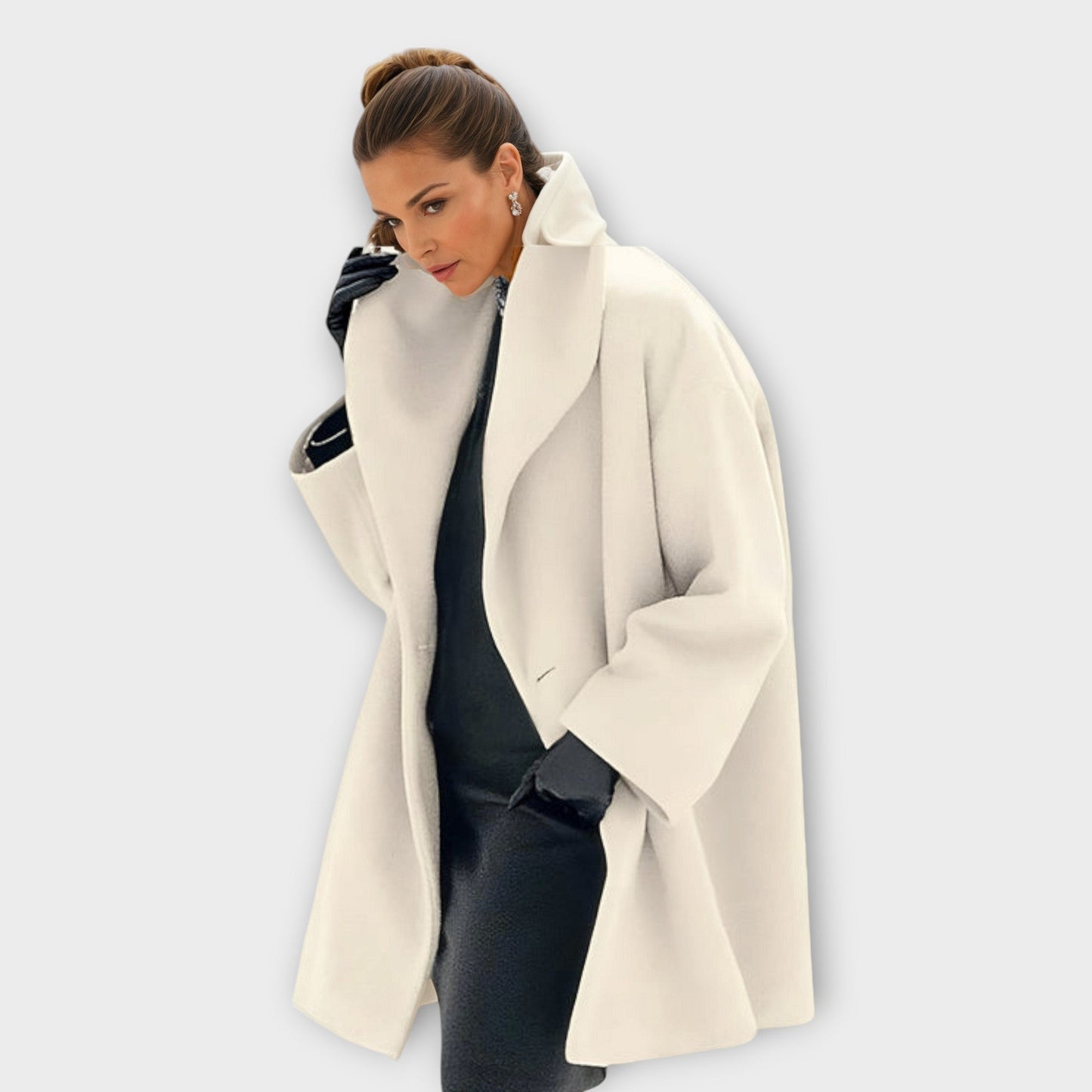 Machteld | Premium Windproof Wool Coat