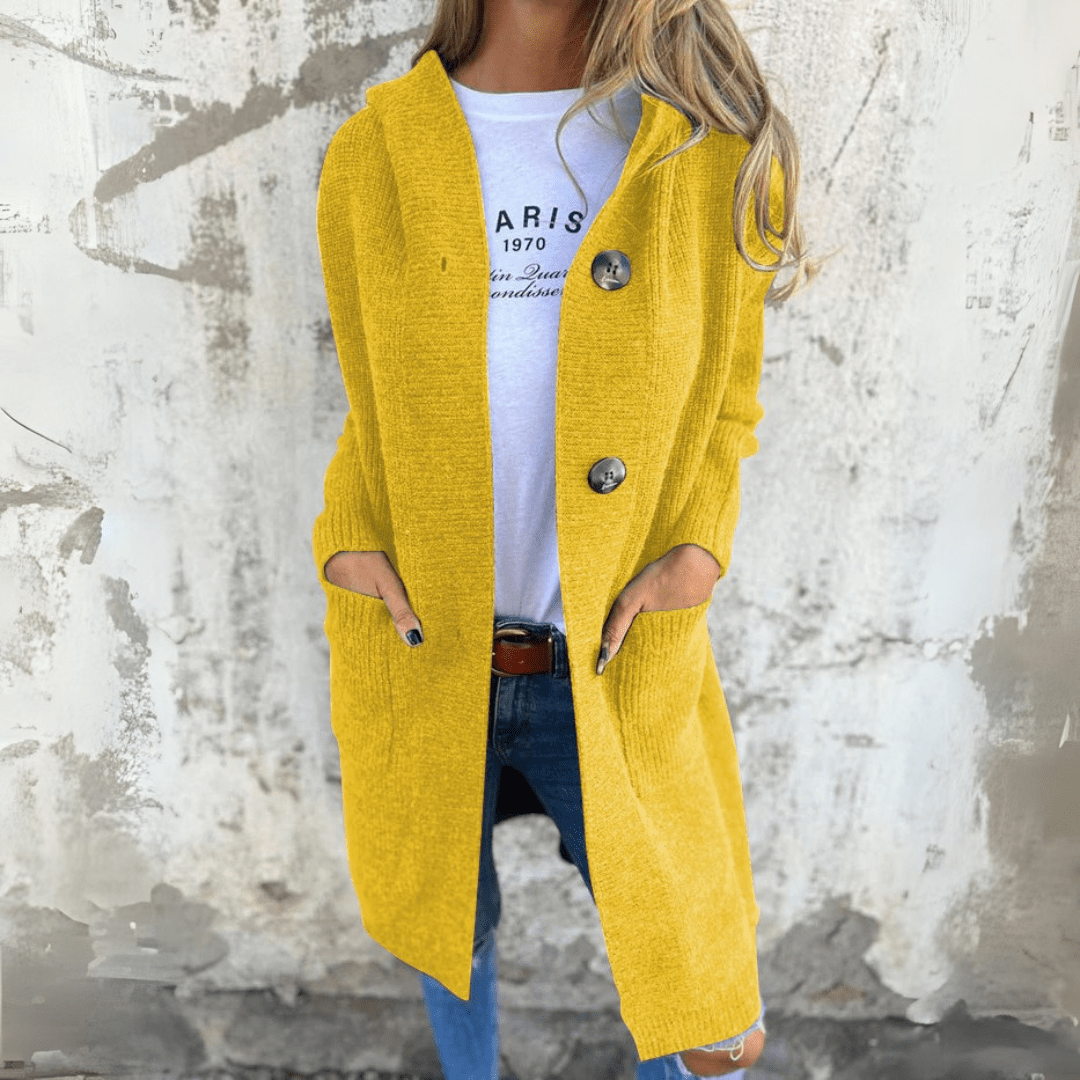 Lorène | Elegant long ladies cardigan