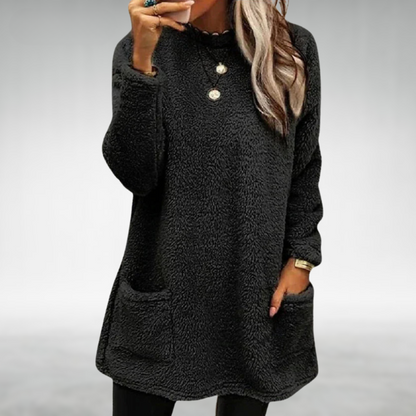 Christel | Fleece sweater with pockets