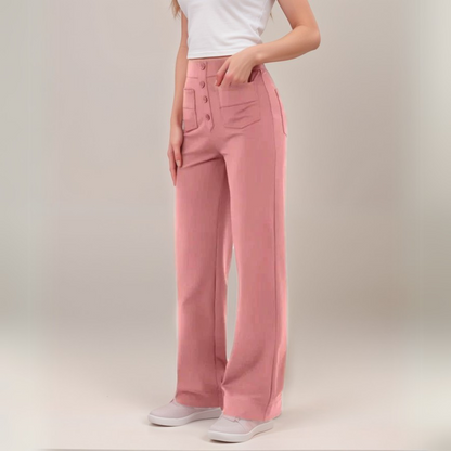Elsa | High-waisted elastic pants | Buy one, get one free 