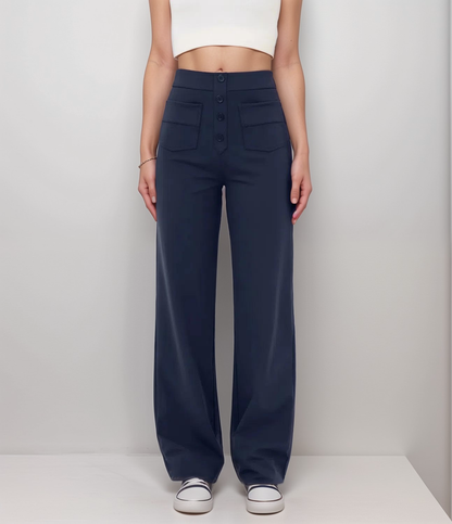 Elsa | High-waisted elastic pants | Buy one, get one free 