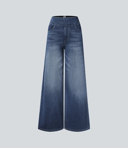 Eva | High-waisted elastic pants