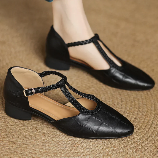 Elena™ | Orthopedic Leather Shoes — By Mezory-London