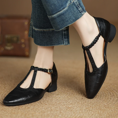 Elena™ | Orthopedic Leather Shoes — By Mezory-London