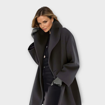 Machteld | Premium Windproof Wool Coat
